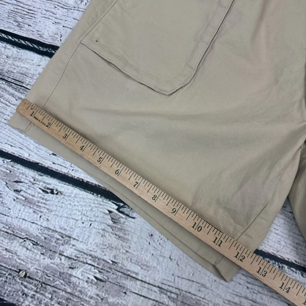 St. John's Bay Men's Khaki Front Pocket Cotton Blend 🆕 Shorts [Size 42] New‎